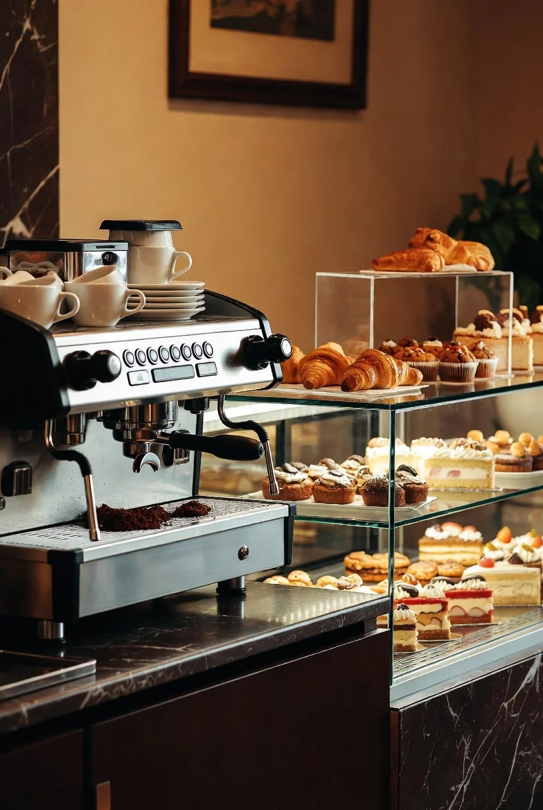 Food and beverage business taking contactless